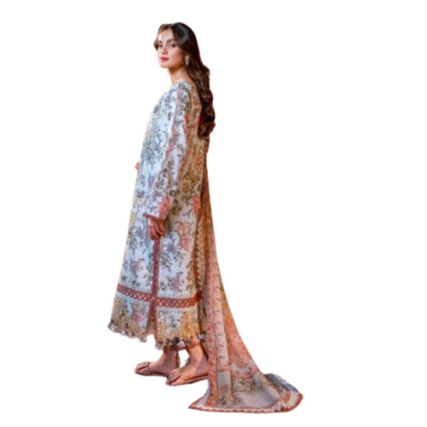 Jade by Firdous - 3-Piece Linen Suit with Embroidery