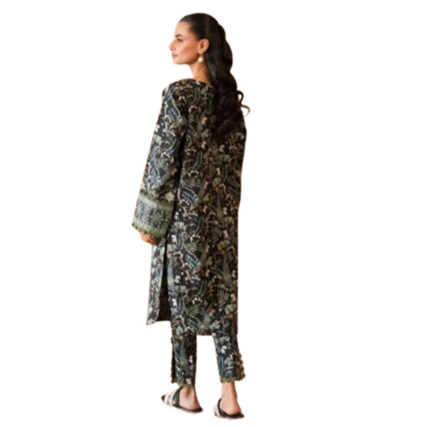 Jade by Firdous - 3-Piece Linen Suit with Embroidery