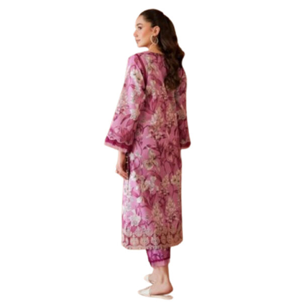 Jade by Firdous - 3-Piece Linen Suit with Embroidery